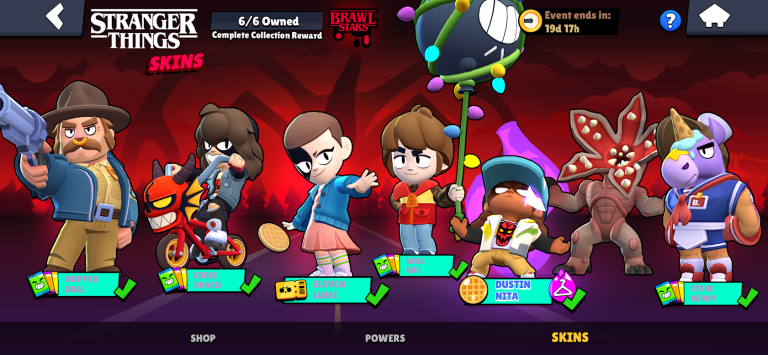 Null’s Brawl 64.226 Update – Gigi & Stranger Things Collaboration 